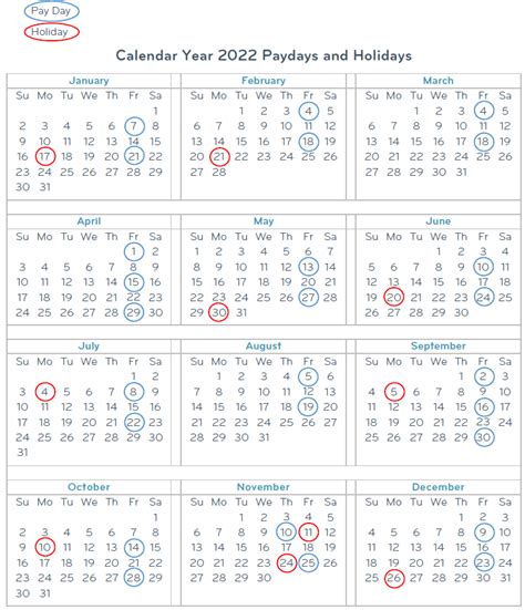 Sfgov Payroll Calendar 2022